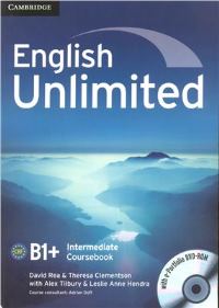 English Unlimited B1+ Intermediate Coursebook